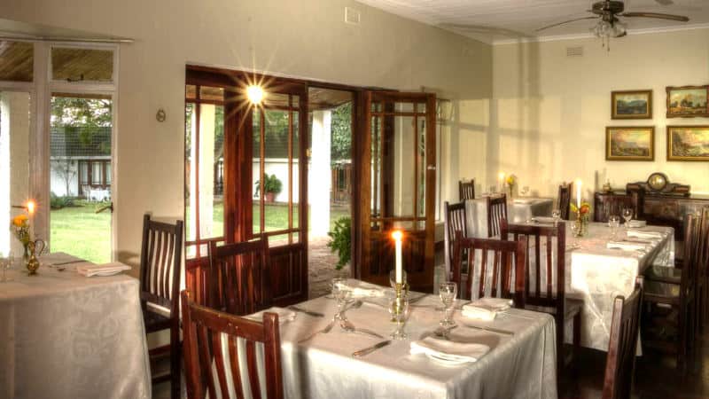 The dining room where breakfast is served